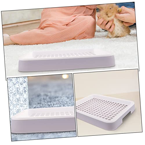 NOLITOY 2 Pçs Caixa Pet Toalete Gatinho Bandeja De Areia Para Animais De Estimação Cama De Coelho Ca