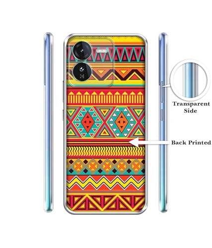 Image of Artistic Rangoli Design Printed Silicon Soft TPU Back Case Cover for iQOO Z9 5G