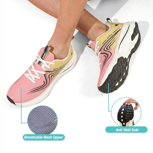 Image of YOHO MovieRun 2100 Sneakers for Men | Stylish & Lightweight Sports Shoes for Man | Casual Shoe for Walking, Running, Gym & Everyday Use