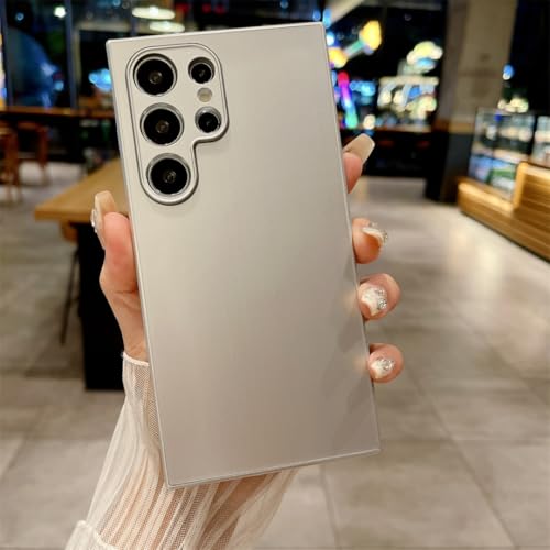 Coque Samsung S21 FE argent de luxe mate et antichoc