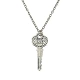 LUREME Movie Jewelry Sherlock 221B Key Pendant Necklace for Fans-Antique Bronze (nl005455-2)