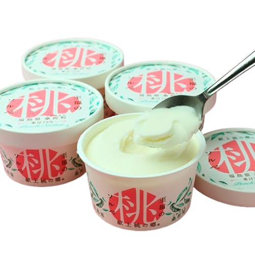 「至福の桃ソルベ」6個/ アイス シャーベット スイーツ福島県 特産品 No.003