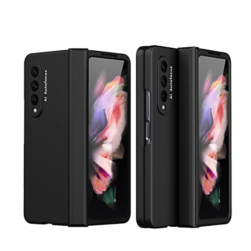 Coque Samsung Z Fold 3 avec protection écran et charnière rigide noire