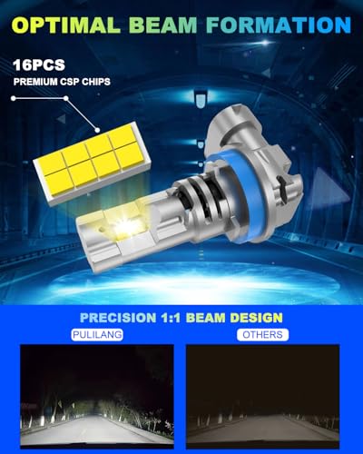 Ampoule H11 LED de remplacement pour corriger les phares faibles - 4