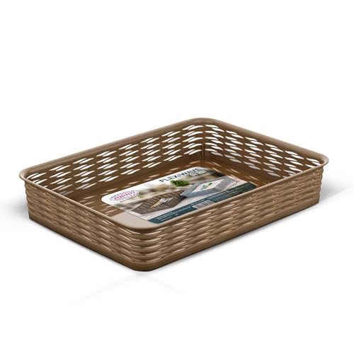 Image of FLEXIWAVE A4 TRAY (POLY) COFFEE BROWN