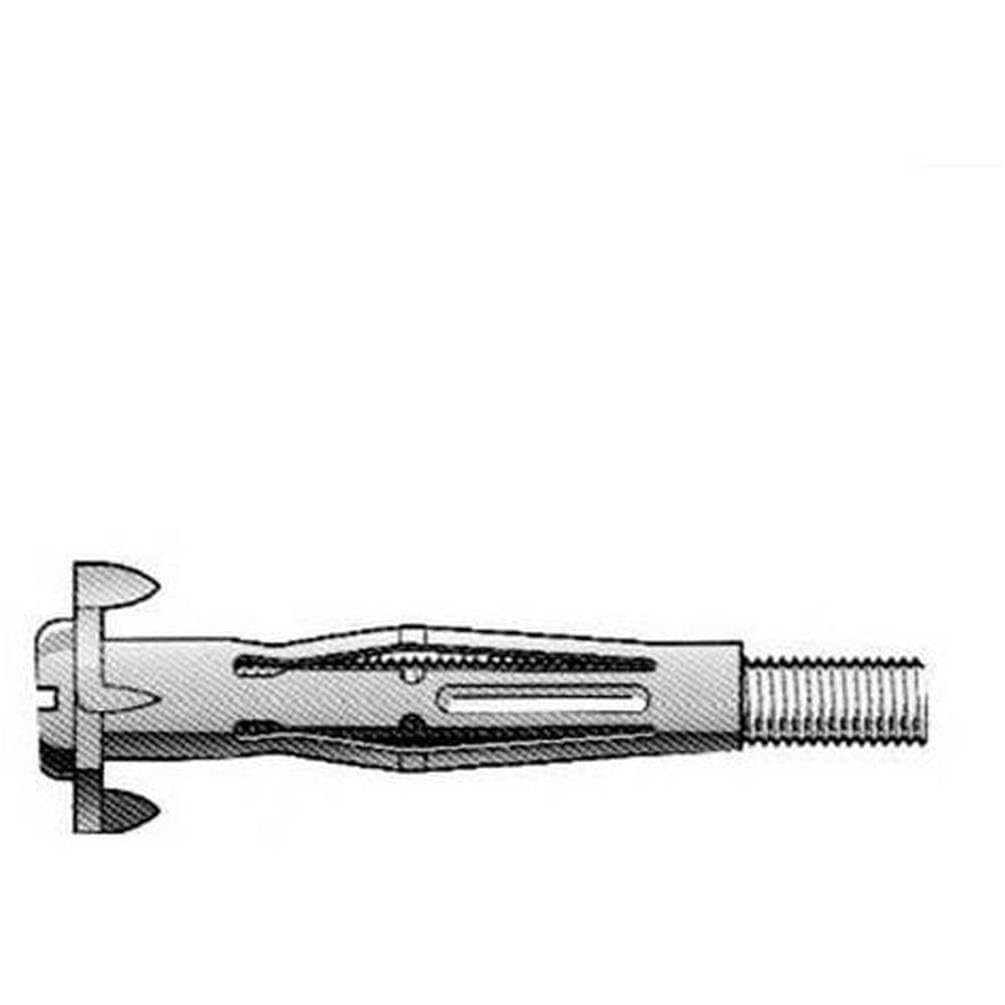 D-Work - Lote de 25 tacos de expansión de bloqueo Hwa con tornillos – M5 x 52 mm