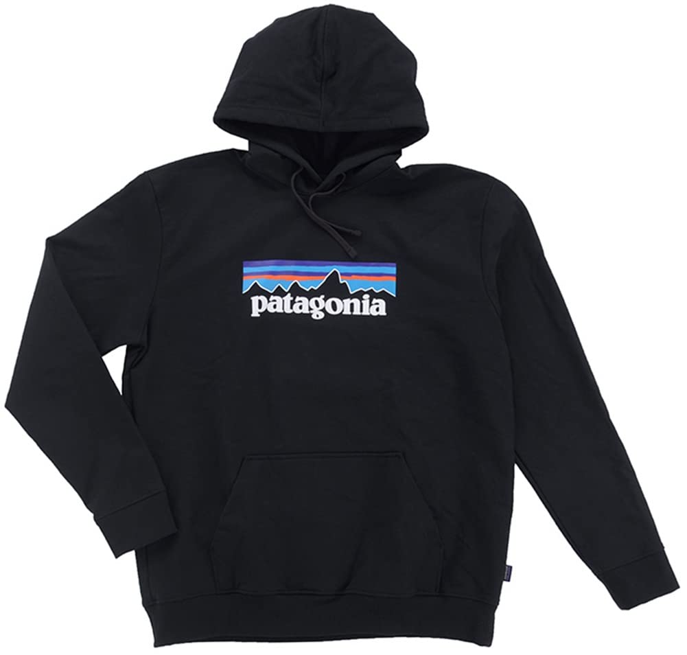 Patagonia Noir Hooded Sweatshirt P-6 Logo Uprisal
