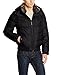 Tommy Hilfiger Men's Nylon Hooded Puffer Bomber Jacket, Black, Large