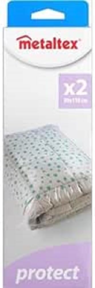 Metaltex Multi-Purpose Set 2 Pillowcases 80 x 110 751712, Transparent, 80 x 110 cm
