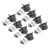 YAVOUN Socks for Dancing - 4 Pairs, Dance Shoe Covers for Dancer Easy pivoting and Sliding on Sticky Indoor Dance Floors White