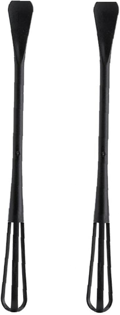 Egg Whisk Plastic Mini Multifunctional Egg Beater Kitchen Utensils Teaspoon Egg Tool Accessories Set of 2