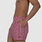 Ropa deportiva Speedo Speedo Vintage Leisure 14\" WS Bañador, Hombre, True Navy/Lava Red, XL