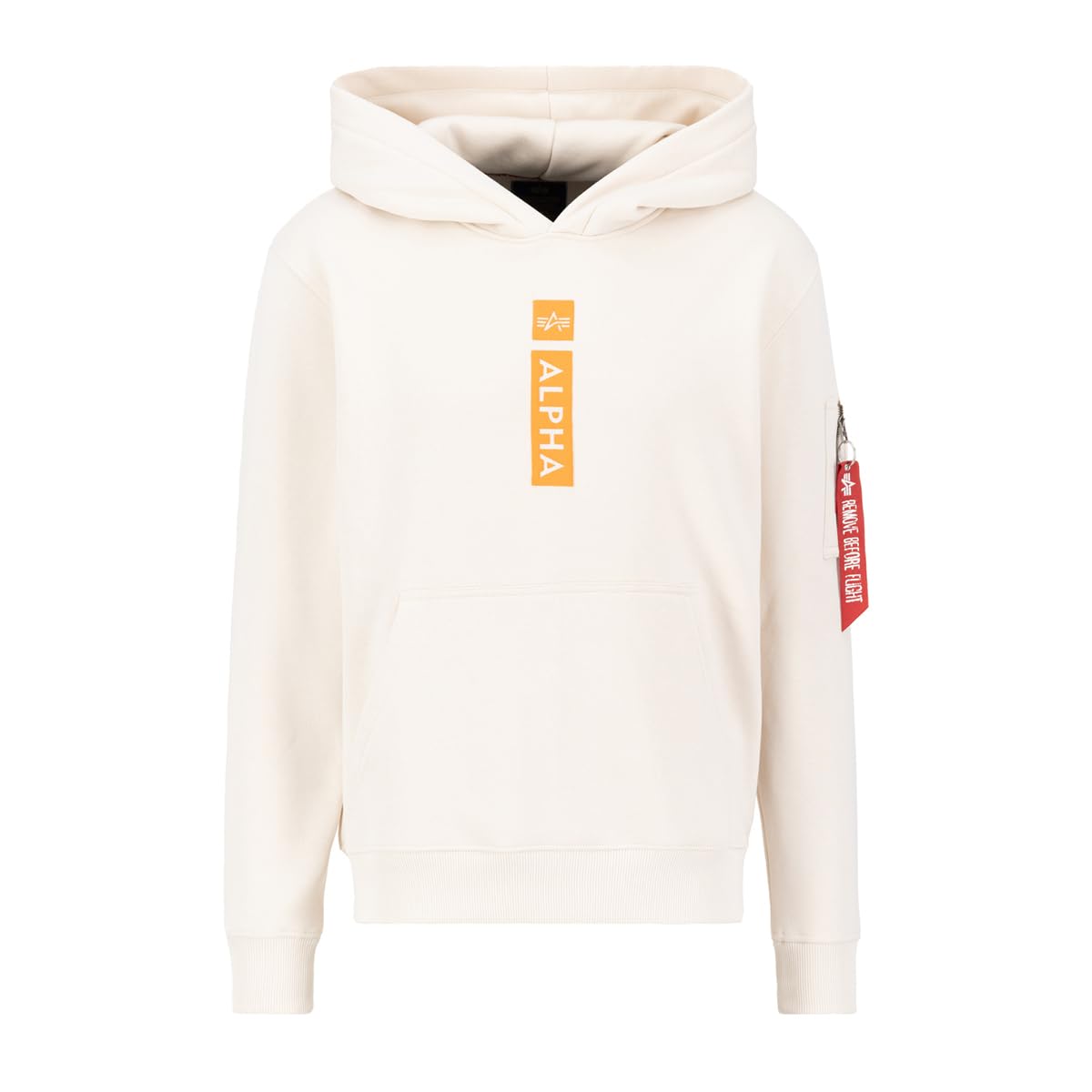 Alpha Industries Blanc Hooded Sweatshirt Pp