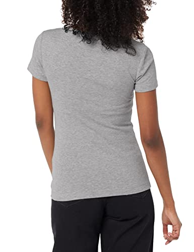 Image of Amazon Essentials Women's Slim-Fit Short-Sleeve Crewneck T-Shirt, Pack of 2