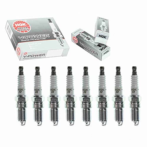 8 pc NGK V-Power Spark Plugs compatible with Ford F-150