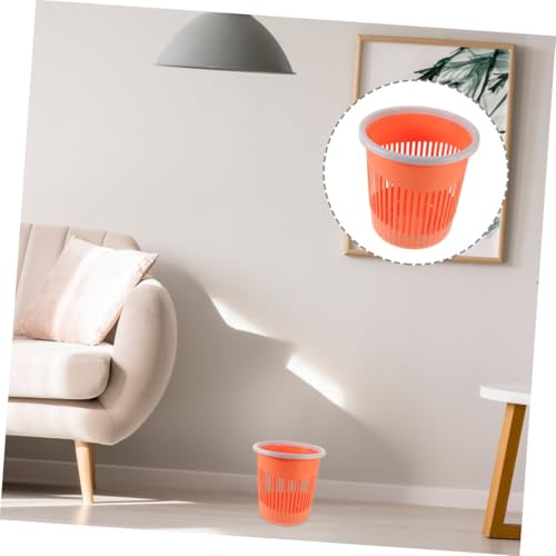 Basura rectangular de polipropileno 2 piezas naranja miniatura 3