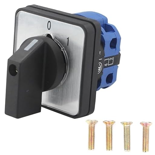 Interruptor Giratorio Universal 2 Posiciones, AC 660V 25A Interruptor de Cambio Rotativo, Selector de leva 4 Terminales para Fábricas, Talleres, Instalaciones de Producción Industrial | Ya disponible en tu tienda friki favorita! En mundofriki.es!