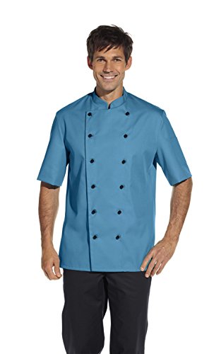 Leiber Kochjacke 1-2 Arm türkis 12-1094-76 gr: 48