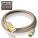 CSL - 2m Micro USB Kabel - 2,4A Schnellladekabel - Nylonkabel Metallstecker - High Speed Ladekabel Datenkabel für Android Smartphones Samsung Galaxy HTC Huawei Sony Nexus Nokia Kindle