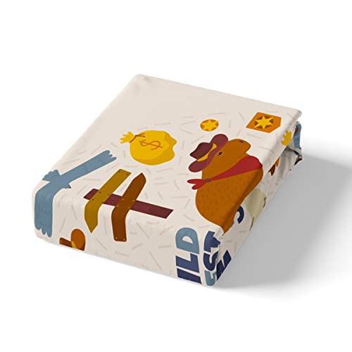 Capybaras Duvet Cover King Size,Funny Capybara Comforter Cover For Kids Boys Girls Teens,Cute Mexican Cactus Print Bedding Set Westurn Cowboy Style Bedspread Cover Wild West Themed Home Decor #TOP3