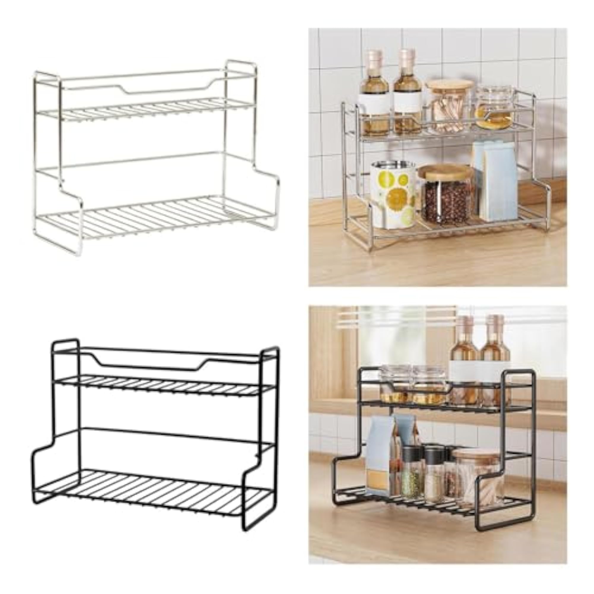 Space Saving Multipurpose Kitchen Storage Rack for Restaurant