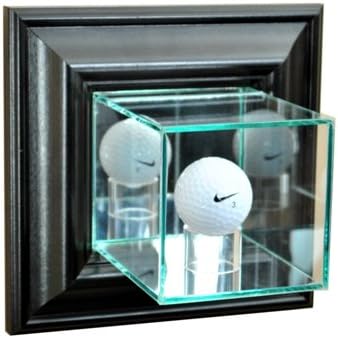 Perfect Cases WMGLF-B Wall Mounted Golf Display Case44; Black