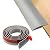 Floor Rubber Transition Strip Self Adhesive Carpet to Tile Transition Strip Edging Trim Strip for Threshold Transitions with a Height Less Than 5 mm/0.2in (Grey, 16.4FT)