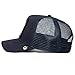 Goorin Bros. The Farm Original Core Unisex Adjustable Snapback Trucker Hat, Navy Lone Wolf, One Size