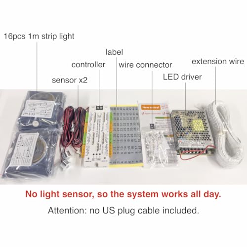 Tira LED para Escaleras con Sensor PIR y Controlador 16m miniatura 3