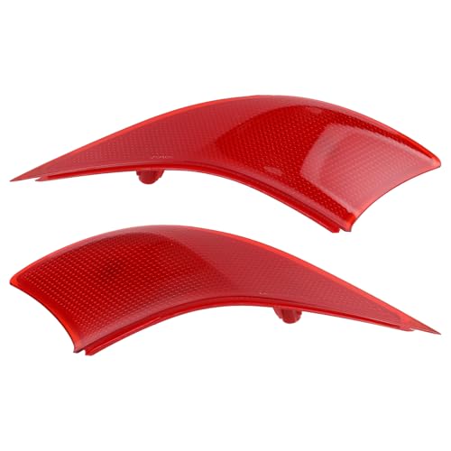 Carbhub Red Lens Rear Bumper Reflector Lenses Compatible with Lexus IS250 IS300 IS350 IS200t IS-F 2014-2020 Replace 8192053051 8192053050 8191053051 8191053050