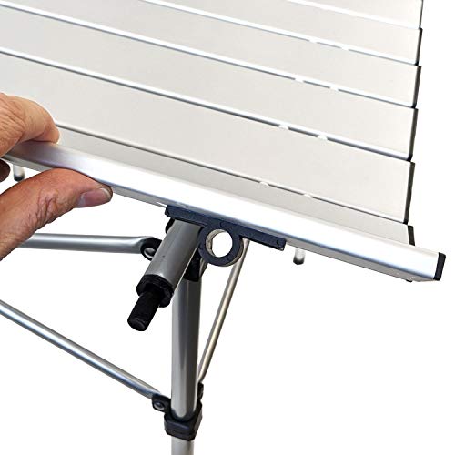 Wohaga Aluminium Klapptisch 'Ameland' 70x70xH70cm Campingtisch Gartentisch Beistelltisch Falttisch Picknicktisch… – Bild 4