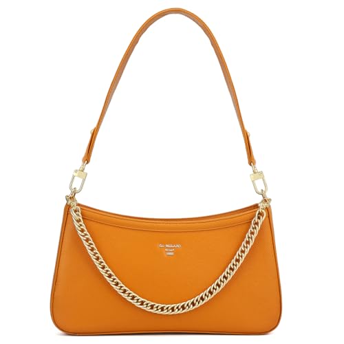 Image of Da Milano Small Leather Shoulder Bag (LB-00749OL)