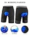 Men's Mountain Bike Shorts 3D Padded Baggy Bicycle Riding Cycling Shorts Quick Dry Lightweight Biking Shorts(Grey S)