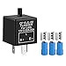 Produktbild Gebildet Blinkrelais 3PIN Blinker Relais für LED Blinker Elektronische Einstellbare Blinkerrelais 12V 0,1 Watt-150 Watt für Fahrzeug Auto Motorräder