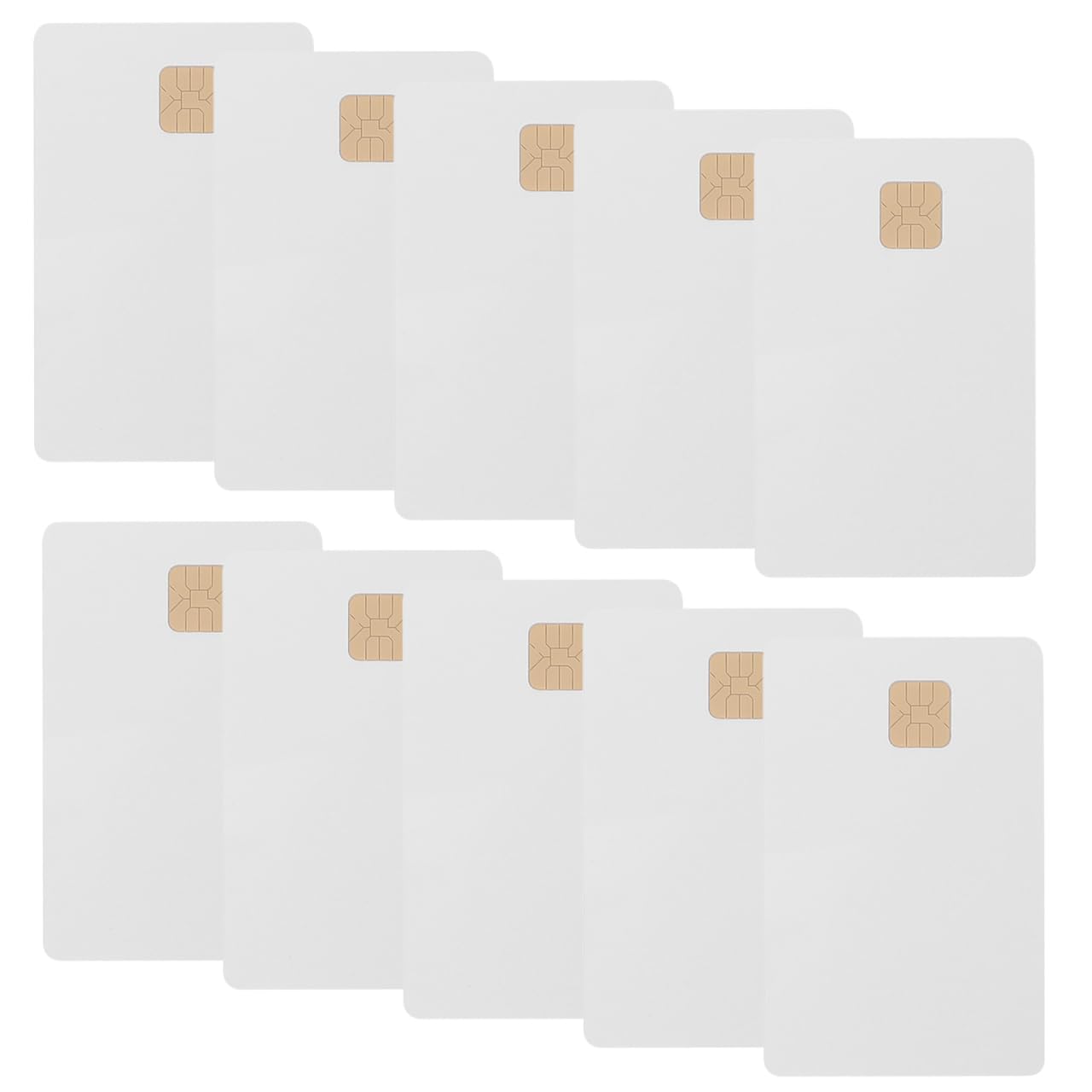 Gadpiparty 10 Pezzi Chip Carte Carta Per Hotel Chip Card Carte Ic Carte Grezze Carta Per Di Controllo Accessi Carte Di Credito Vergini Carte Vergini Con Memoria Chip