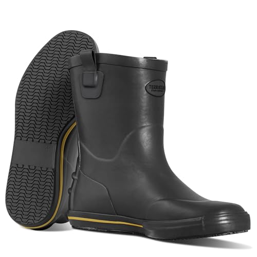 TerraTrax Men's Wide Calf Rain Boots