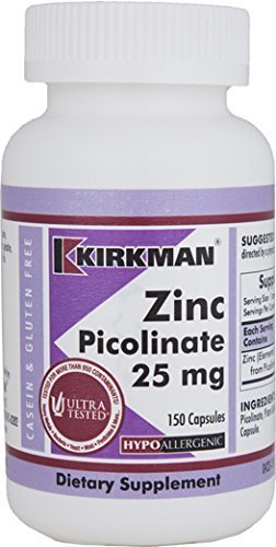 Kirkman Labs - Zinc Picolinate 25 mg 150 caps by Kirkman Labs