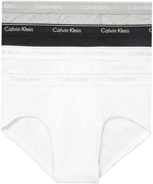 Calvin Klein Cotton Classics 4 Pack Hip Brief NB4004 at Amazon Men’s