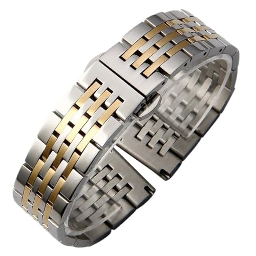 Bracelet de montre acier inoxydable réglable à bout incurvé