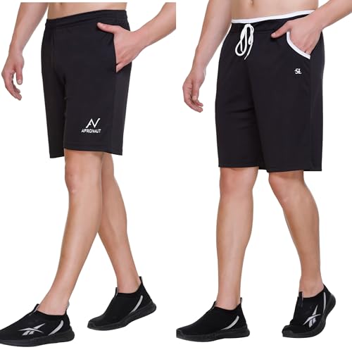 Image of TOLLFREE Men's Shorts | Shorts for Men's | Men's Cotton Shorts | Dual Pocket Sleep Shorts - Regular Shorts - Workout, Gym, Running, Sports and Yoga Shorts - Pack of 2