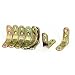 Aexit 50mm x 50mm 90 stopni wsporniki kątowe wspornik narożny 8 sztuk do półki drewnianej(50mm x 50mm Angle 90 degrés angle Brace Supports 8Pcs pour étagère en bois