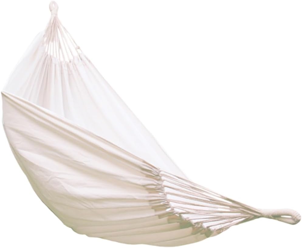 Lightweight Canvas Hammock Chair Swing for Camping Patio Decor Easy Assembly Washable