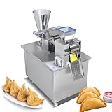 Wtecom Commercial Dumpling Making Machine With1 Free Mold SAMOSA -Food Grade Stainless Steel Empanada Maker Press For Pierogi,Gyoza,Ravioli Etc,5000Pcs/H,48 Optional Shapes,Auto Powder Spreading
