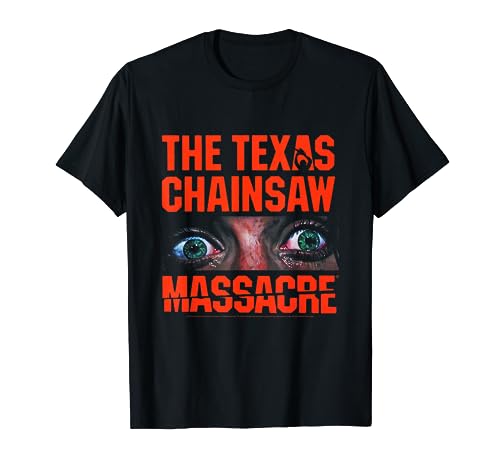 Texas Chainsaw Massacre Sally's Eyes and Jumbo Logo T-Shirt