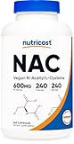 Nutricost N-Acetyl L-Cysteine (NAC) 600mg, 240 Veggie Capsules - Non-GMO, Gluten Free, Vegetable Caps (240 Caps)