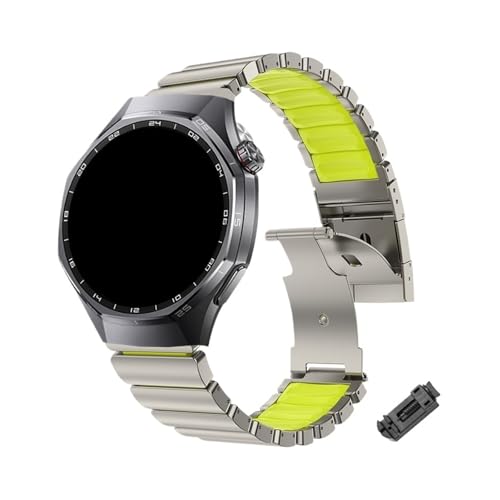 [PLYYQZM] �ɍ��� Hua wei Watch 5/GT6 Pro/GT5/GT4/4Pro/Ultimate/GT3�p�`�^�����o�[�X�g���b�v�A�r�W�l�X���^���X�|�[�c�o���h�����p �ɓK��(Ti-Gr,For GT5 Pro)