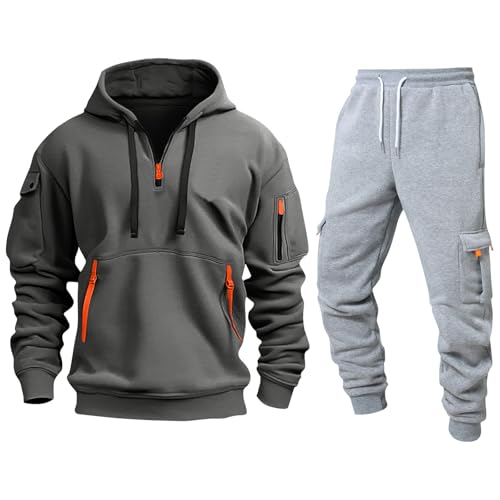 Genérico Conjunto Running Hombre, Deportivo Chandal Decimas, Gym Conjuntos Deportes Tecnicas Tallas Grandes Ropa Oferta, Correr Chandals Gimnasio Oferta Chandal Hombre Completo Algodon, XL