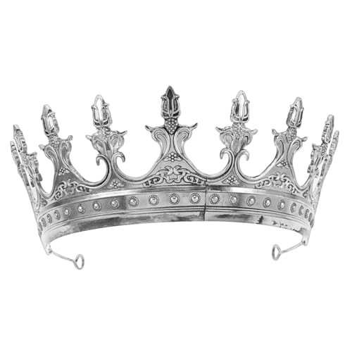 EXQUIMEUBLE Tiara de Vintage para Disfraces de Príncipes y Accesorios de Fiesta para Adultos para Cumpleaños y Teatrales