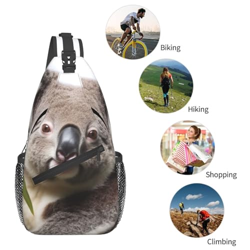 Mochila deportiva tipo cross chest negra miniatura 6