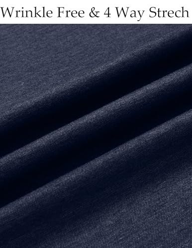 COOFANDY Men's Wrinkle Free Shirt Casual Button Down Long Sleeve Dress Shirts4